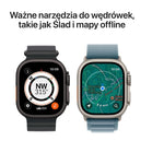 Carcasă neagră din titan Watch Ultra 3 GPS + Cellular 49 mm, curea Trail neagră/cărbune - mărimea S/M