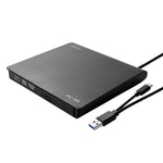 Unitate externă subțire CD/DVD R/RW, USB-C/USB-A, AK-59