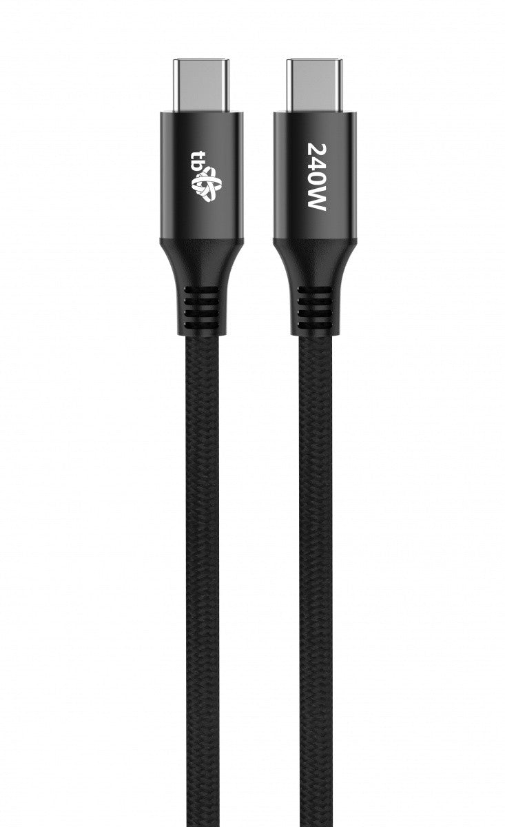 Cablu USB C - USB C 1m 240W negru