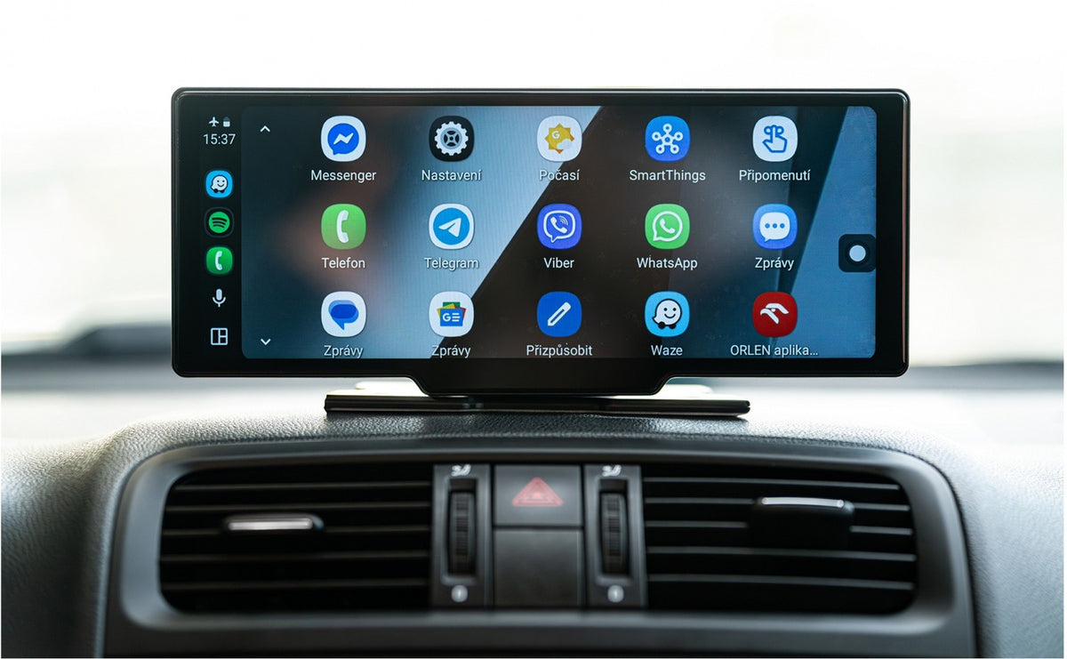 Cameră video pentru marșarier CarPlay și Android Auto SCT M1060BWT