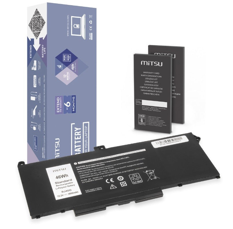 Baterie Dell Latitude 5520 5420 Precision 3560 RJ40G - 3600 mAh (55 Wh) 15.2V
