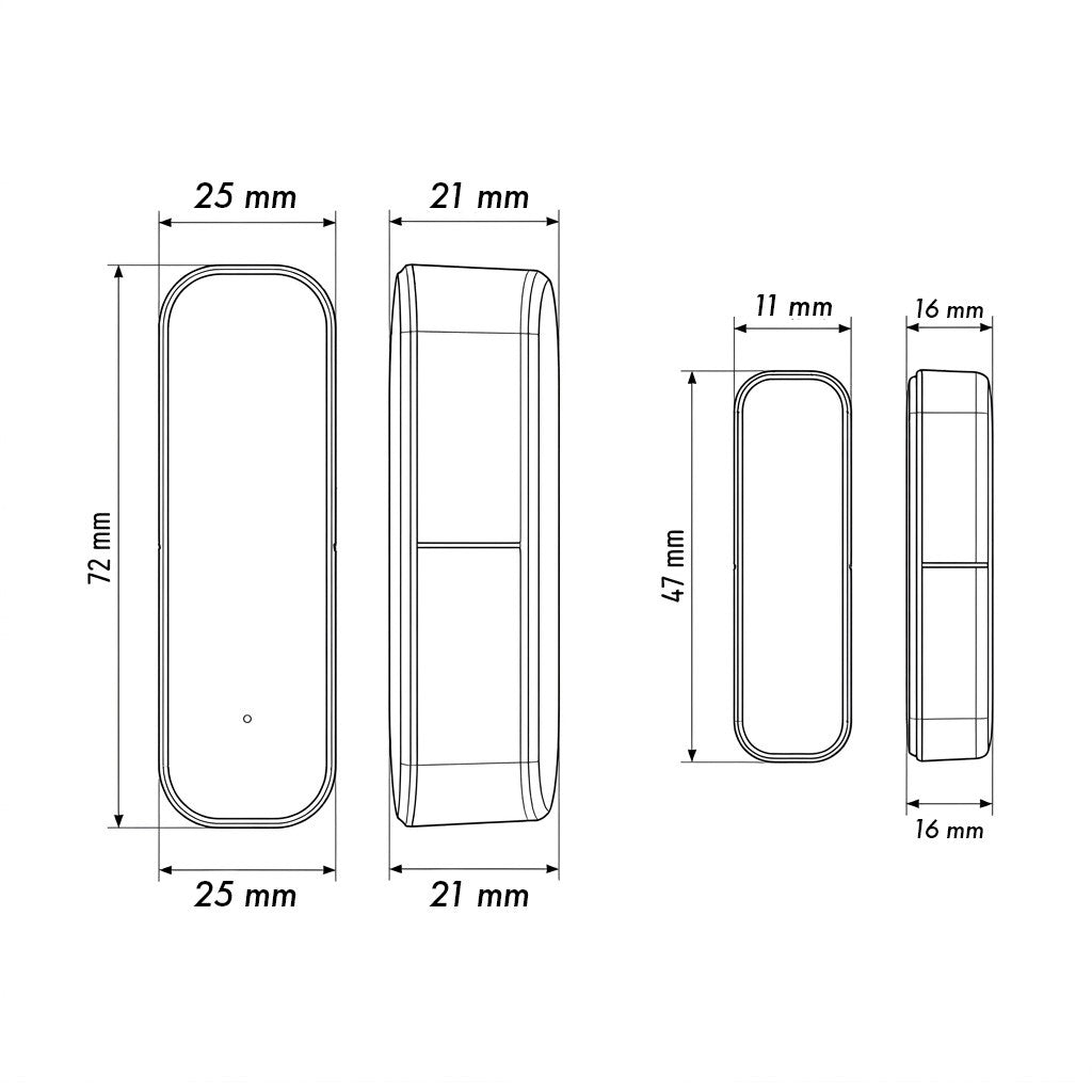 Senzor de deschidere wireless GB479 B