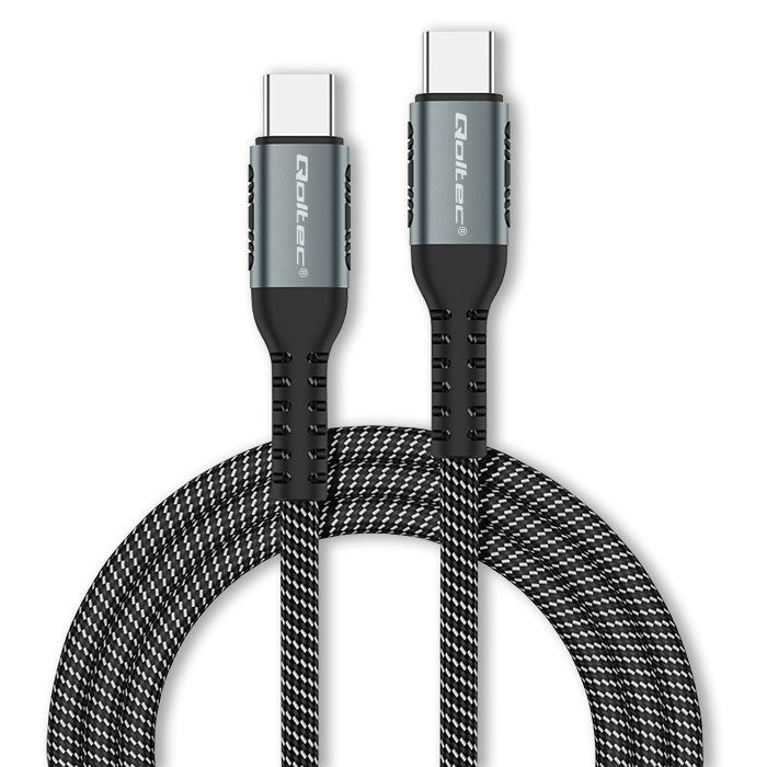 Cablu USB 2.0 Tip-C | USB 2.0 Tip-C 100W | QC 3.0 | PD | 1m | Negru
