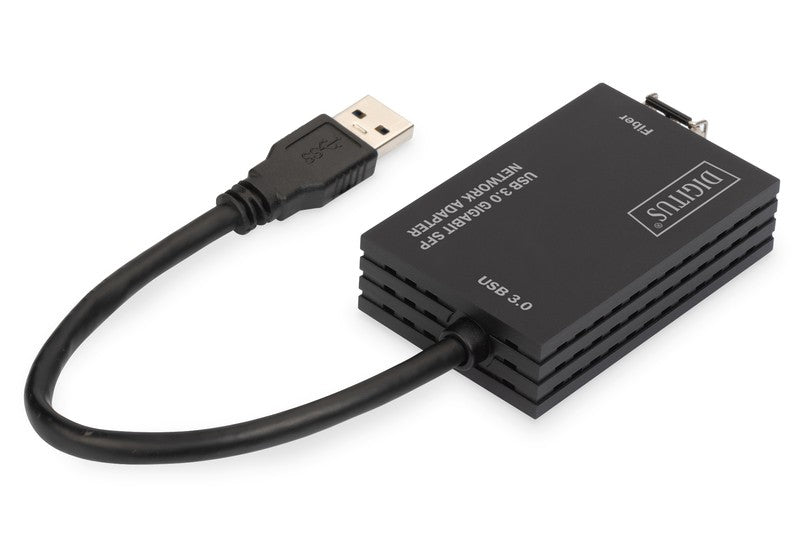 Adaptor de rețea cu fibră optică USB 3.0 A la RJ45 Gigabit SFP Ethernet 1 Gbps Chipset RTL8153