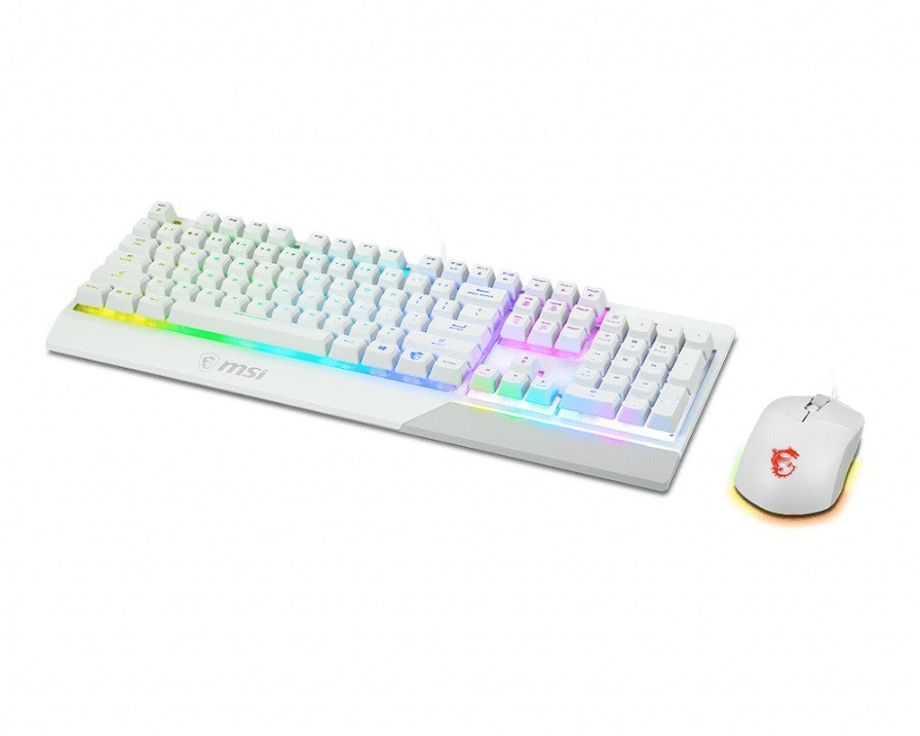 Set tastatură și mouse Vigor GK30, alb