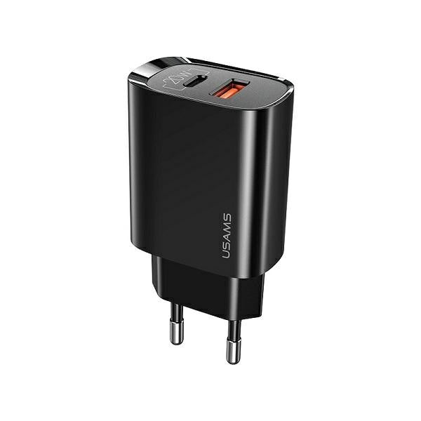 Încărcător de perete 1xUSB-C + 1xUSB T35 20W PD3.0 QC3.0 Încărcare rapidă