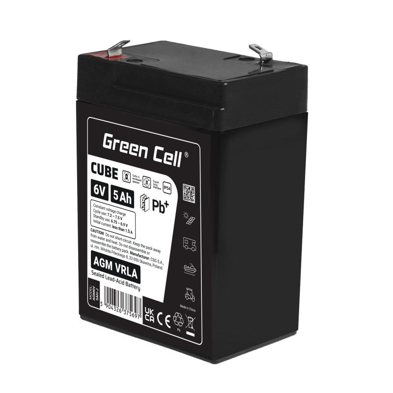 Baterie AGM VRLA 6V 5Ah IP54