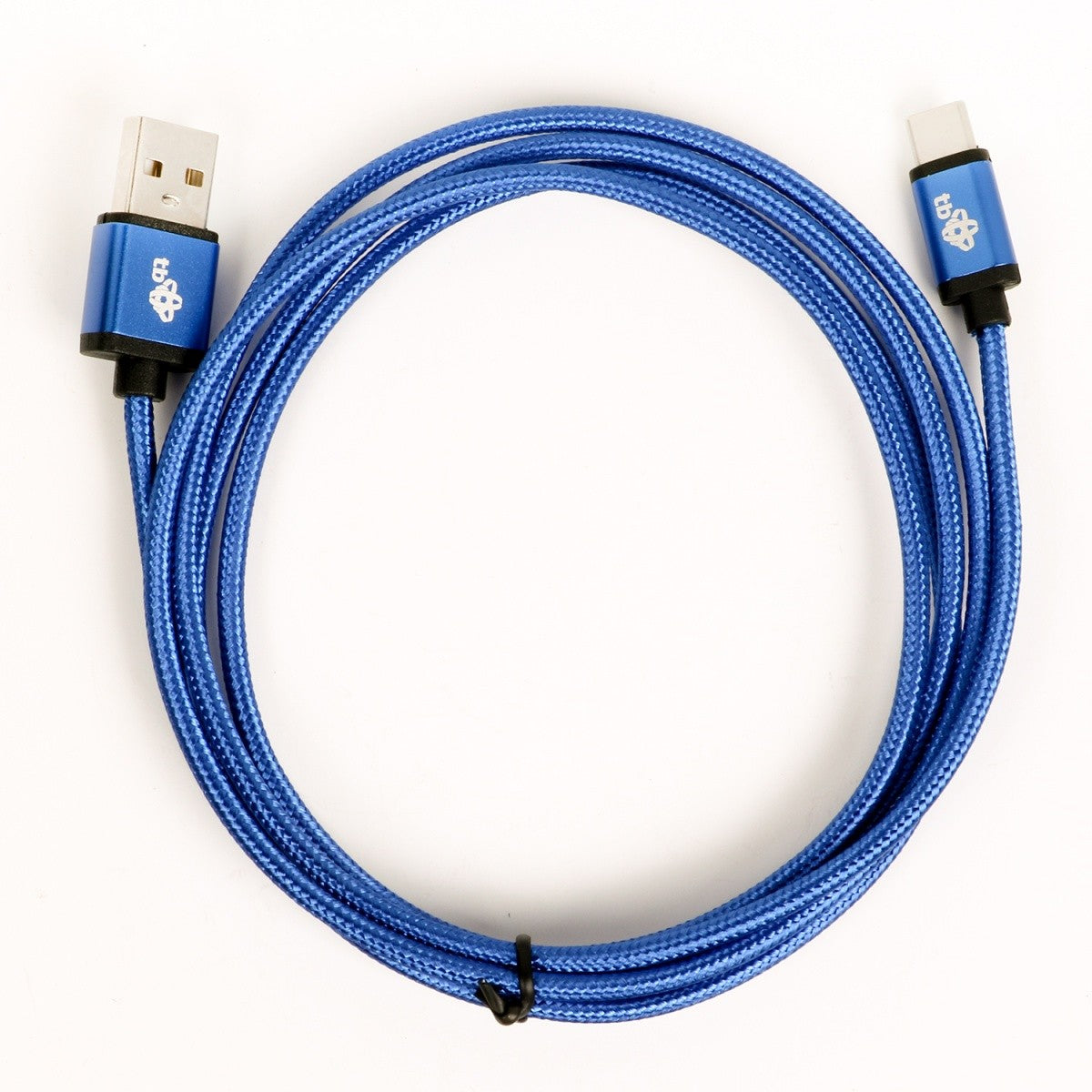 Cablu USB-USB C 1,5 m cu șnur albastru
