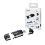 Cititor de carduri de memorie USB 2.0, SD/MMC, CR0007