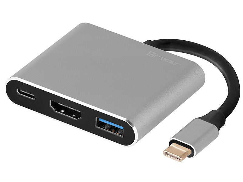 Adaptor A-1 USB-C HDMI 4k, USB 3.0, sursă de alimentare 100W