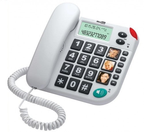 Telefon cu fir KXT480 BB, alb