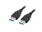 Cablu USB-A M/M 3.0 0.5m Negru