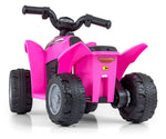 ATV Honda roz, quad alimentat cu baterii