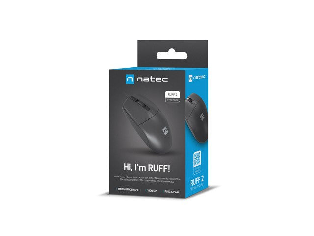 Mouse Ruff 2 1000 DPI Negru