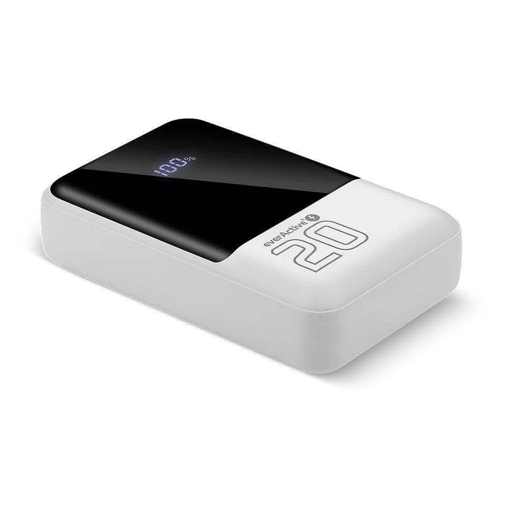 Baterie externă 20000 mAh 2X USB 1X USB-C 22.5W QC4.0 ecran LCD