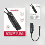 Adaptor ADSA-FP2C USB-C 5Gbps SATA 6G 2,5" HDD/SSD FASTPort2