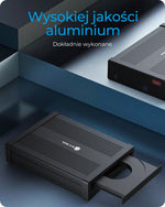Carcasă DVD/Blu-Ray SATA IB-525-U3 1x5.25, neagră