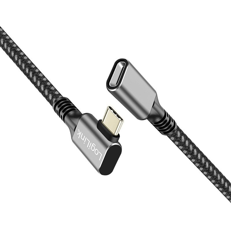 Cablu USB 3.2 Gen1 Tip C la USB-C/F, PD, 2m