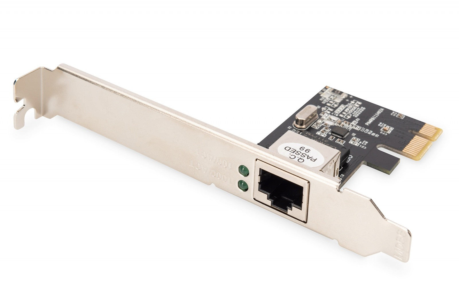 Placă de rețea cu fir PCI Express la Gigabit 10/100/1000Mbps cu profil redus