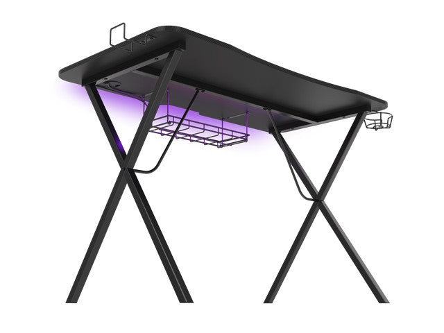 Birou de gaming Genesis Holm 200 cu iluminare de fundal RGB