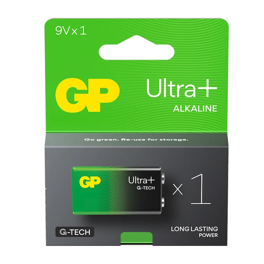 Baterie alcalină 6LR61 9V GP ULTRA+ 1 buc.