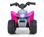 ATV Honda roz, quad alimentat cu baterii