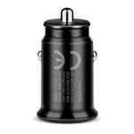 Încărcător auto CC-25C 2XUSB 12W + cablu USB-C