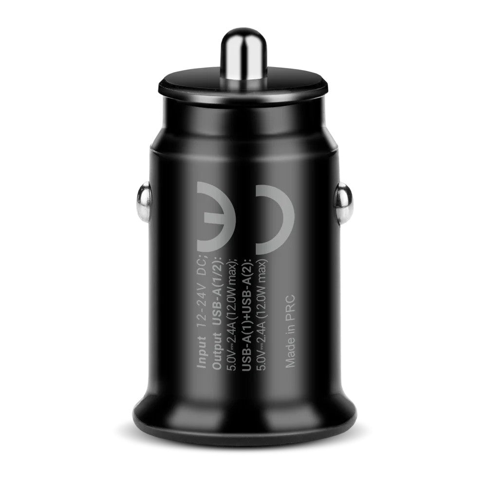 Încărcător auto CC-25C 2XUSB 12W + cablu USB-C