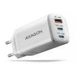 Încărcător de perete ACU-DPQ65W GaN 65W, 3 porturi (USB-A + USB-C dual) PD3.0/QC4+/PPS/Apple, alb