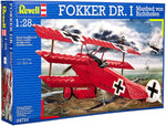 Model din plastic Fokker Dr.I Richthofen