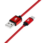 Cablu USB-USB C 1,5 m șir rubin