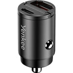 Încărcător auto CAR 02 Power Delivery 30W USB-A, USB-C
