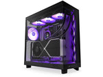 Carcasă H6 Flow RGB cu fereastră neagră