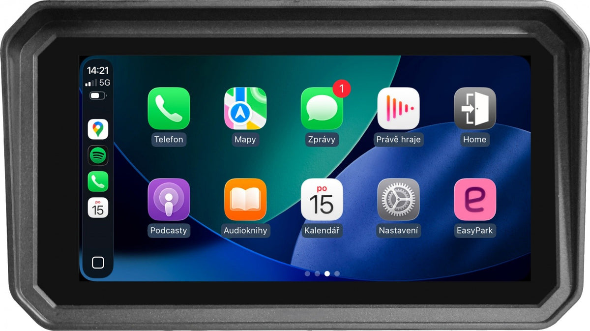Afișaj pentru motocicletă Wireless CarPlay și Android Auto