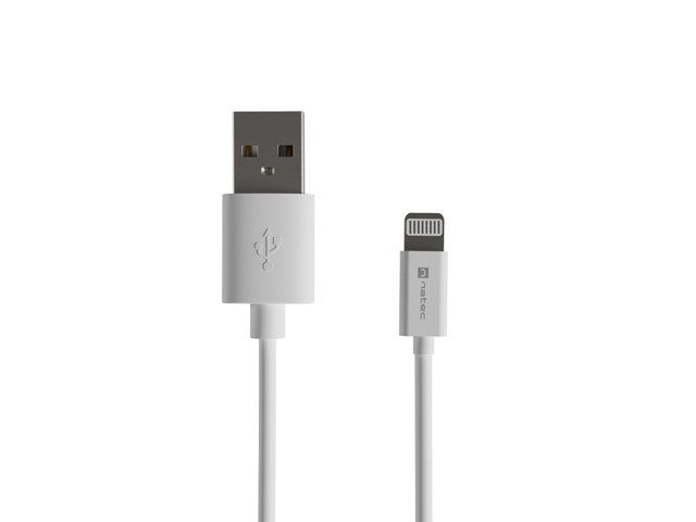 Cablu Lightning (M)->USB-A(M) 2m MFI Prati Alb