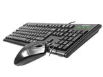 Set tastatură + mouse KM-72620D USB Negru