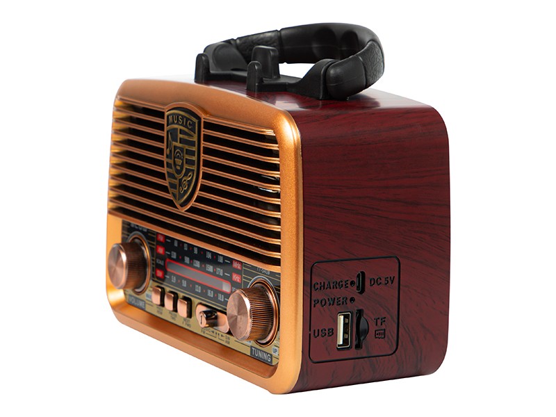 Radio analogic portabil AM/FM RA10, cu sistem solar