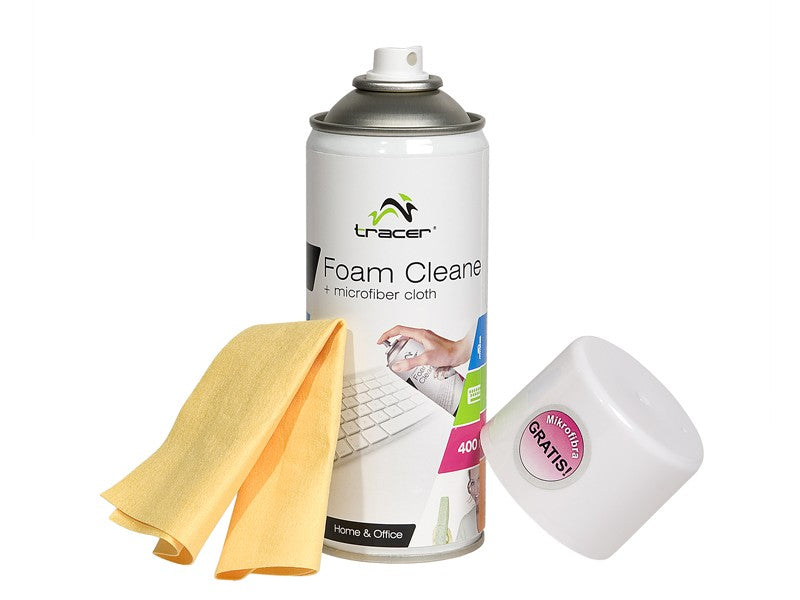 Spumă plastică 400ml + Microfibră