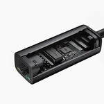 Adaptor de rețea Gigabit USB-C din aluminiu CB-A30 10/100/1000 Mbps RJ45 | 1 Gbps | USB 3.0 Tip C | LED-uri