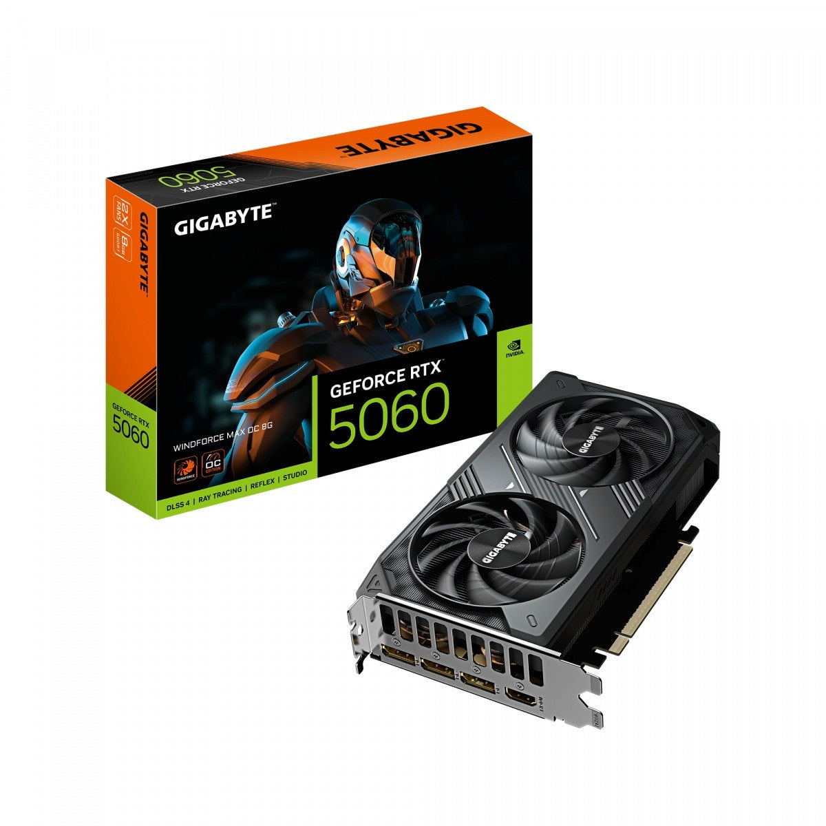 Placă grafică GeForce RTX 5060 WINDFORCE MAX OC 8G GDDR7 3DP/HDMI