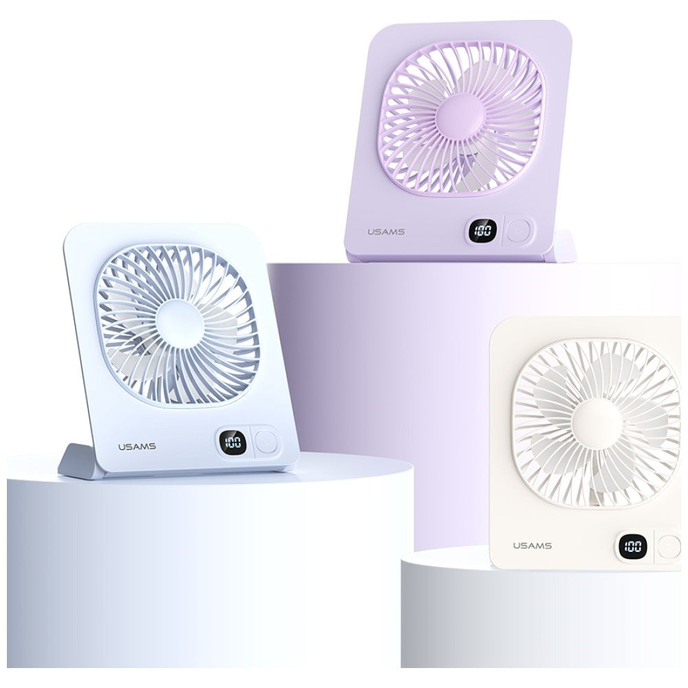 Ventilator de birou magnetic violet