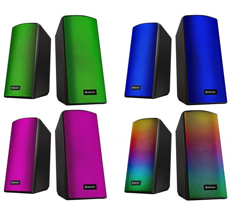 Boxe de calculator SPITFIRE 2.0 cu LED-uri USB de 6 W