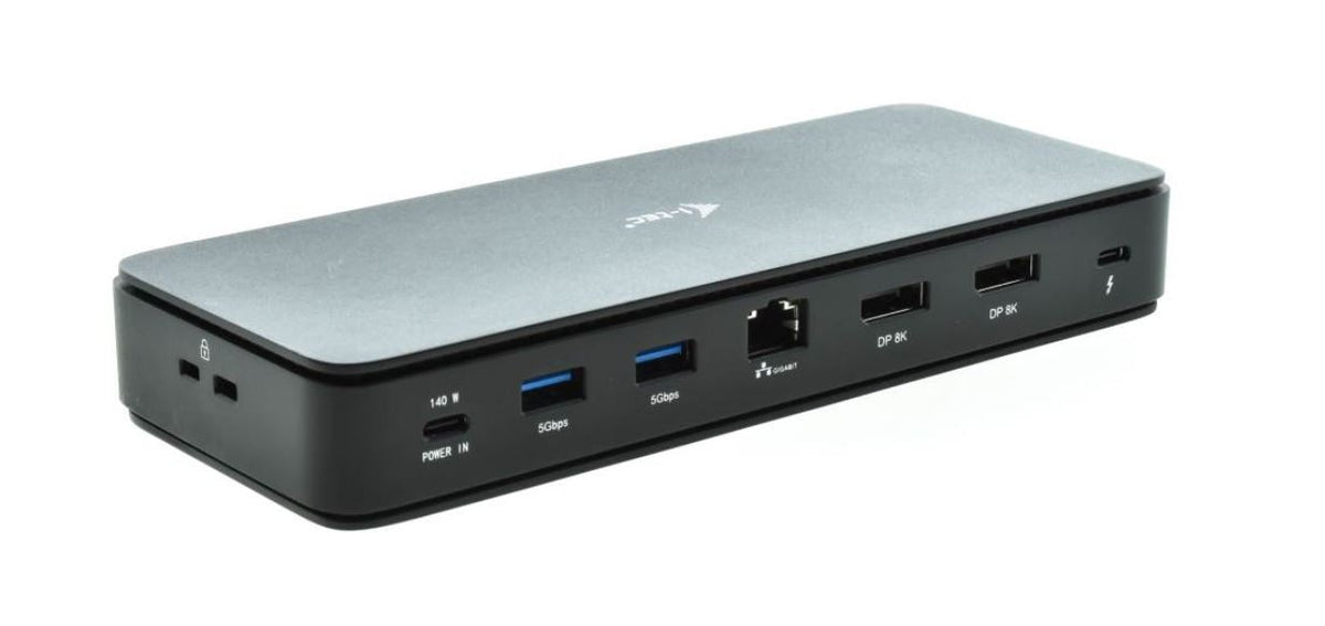 Stație de andocare Thunderbolt4 pentru 2 ecrane Gen3, 7 porturi USB, 2.5 GLAN, cablu PowerDelivery TB4 de 92 W, 1 m
