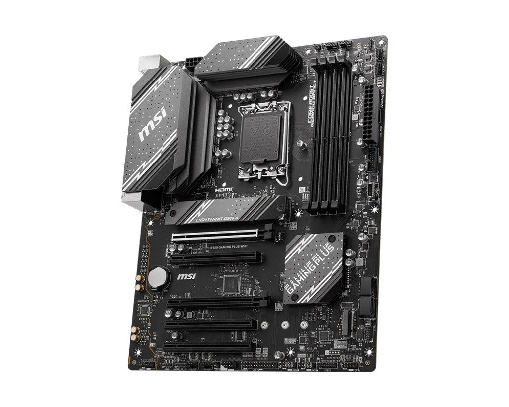 Placă de bază B760 GAMING PLUS WIFI s1700 4DDR5 DP/HDMI ATX