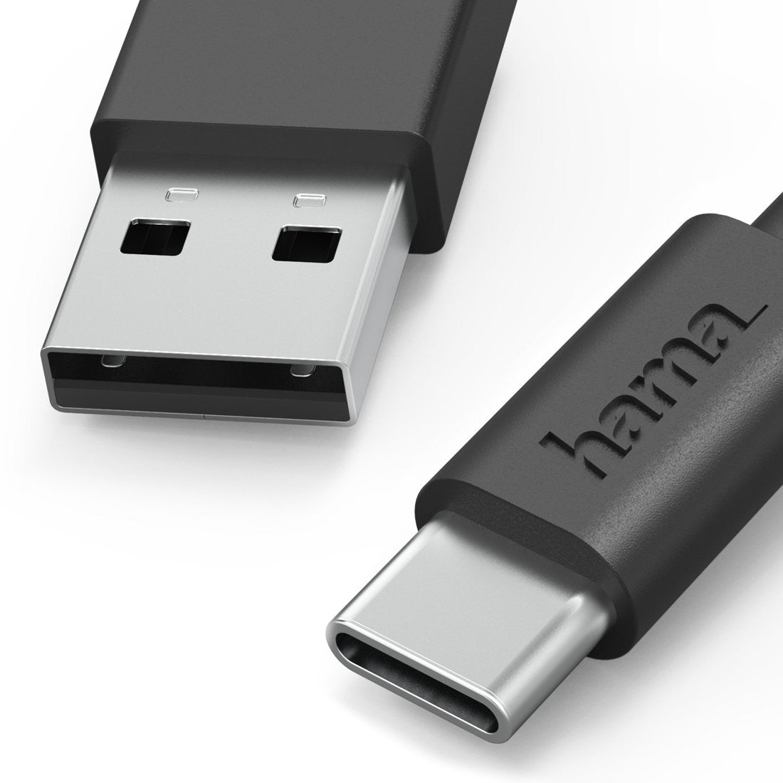Cablu de încărcare USB-A USB-C 1m Negru