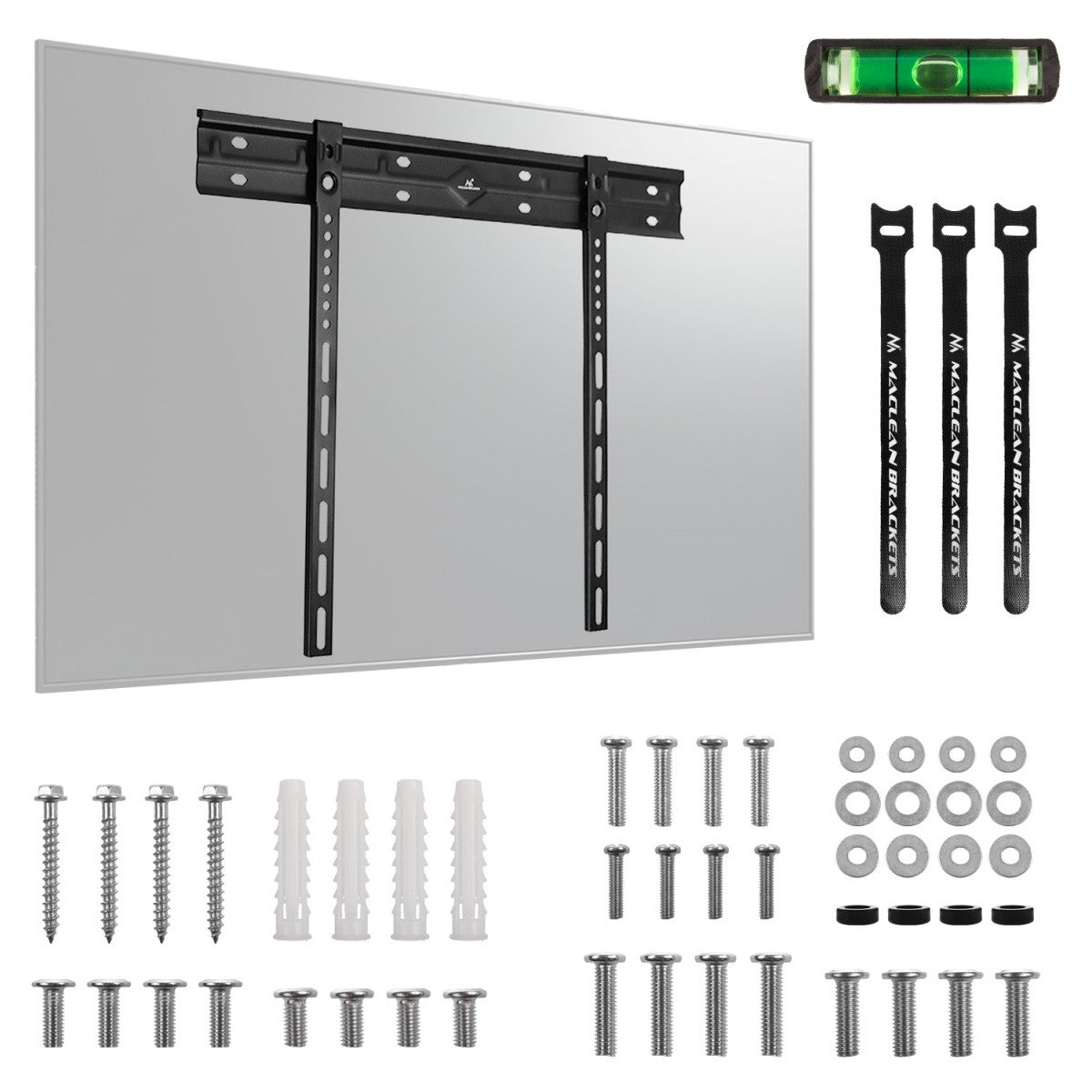 Suport de perete ultra-plat MC-123 MAX VESA 600x400 80kg