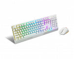 Set tastatură și mouse Vigor GK30, alb