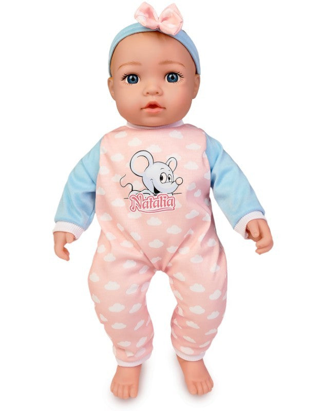 Păpușa Natalia - Bebeluș Funcțional 45 cm