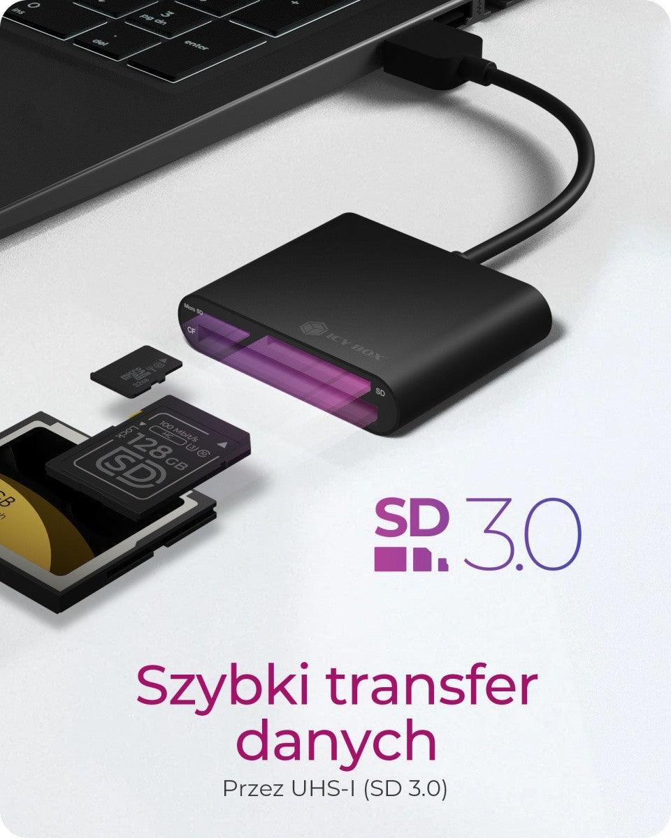 Cititor de carduri USB 3.0 IB-CR301-U3