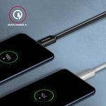 BUCM3-AM15AB Cablu USB-C - USB-A, 1,5 m, USB 3.2 Gen 1 3A, ALU, Împletit, Negru